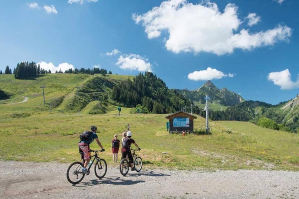 Les Cimes, Chaleureux Studio 4 Pers, 50M Du Telecabine, Vue Degagee Sur Les Pistes, Draps Non Compris Saint-Jean-d'Aulps Exterior photo