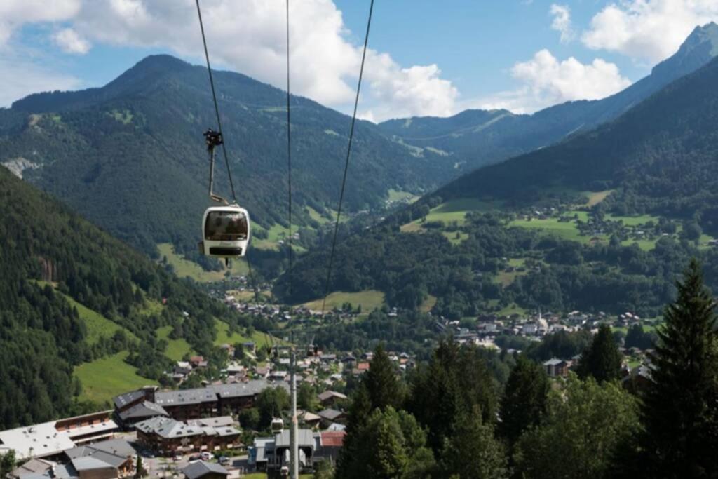 Les Cimes, Chaleureux Studio 4 Pers, 50M Du Telecabine, Vue Degagee Sur Les Pistes, Draps Non Compris Saint-Jean-d'Aulps Exterior photo